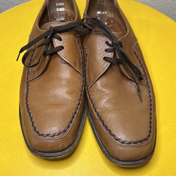 loake bros Fontwell brown leather dress shoes Formal Wear men’s Size 8.5 EEE - Picture 9 of 16